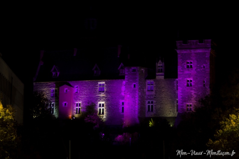 Château des ducs de Bourbon aux couleurs d'Octobre Rose, campagne de sensibilisation au dépistage du cancer du sein 0273_vieux-chateau_octobre-rose-04.jpg