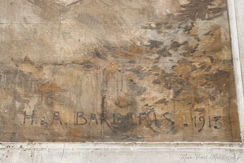Travaux à l'hôtel de ville : fresque murale , signature des frères Barberis, Henri et Antoine 0357_mairie_travaux-12.jpg